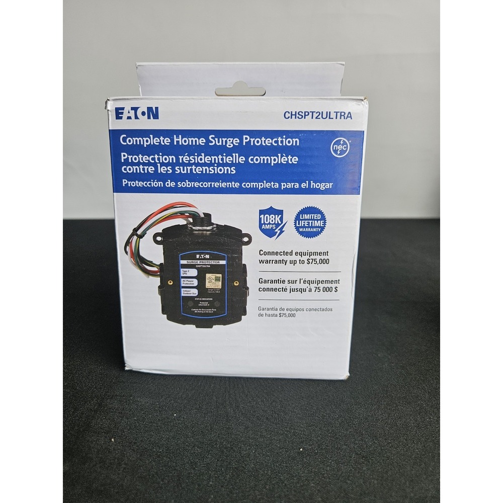 Eaton CHSPT2ULTRA Whole House Surge Protector 108kA Type 2 SPD 120/240V Panel...